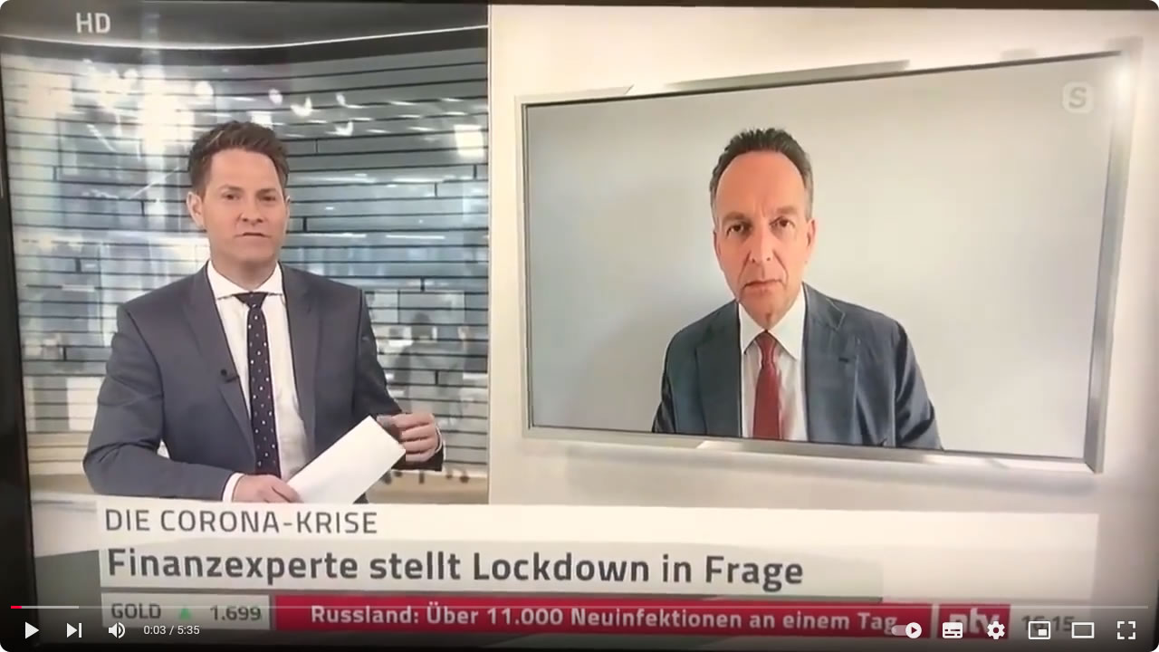 Prof. Stefan Homburg bei ntv - Er spricht Klartext | 7.Mai 2020